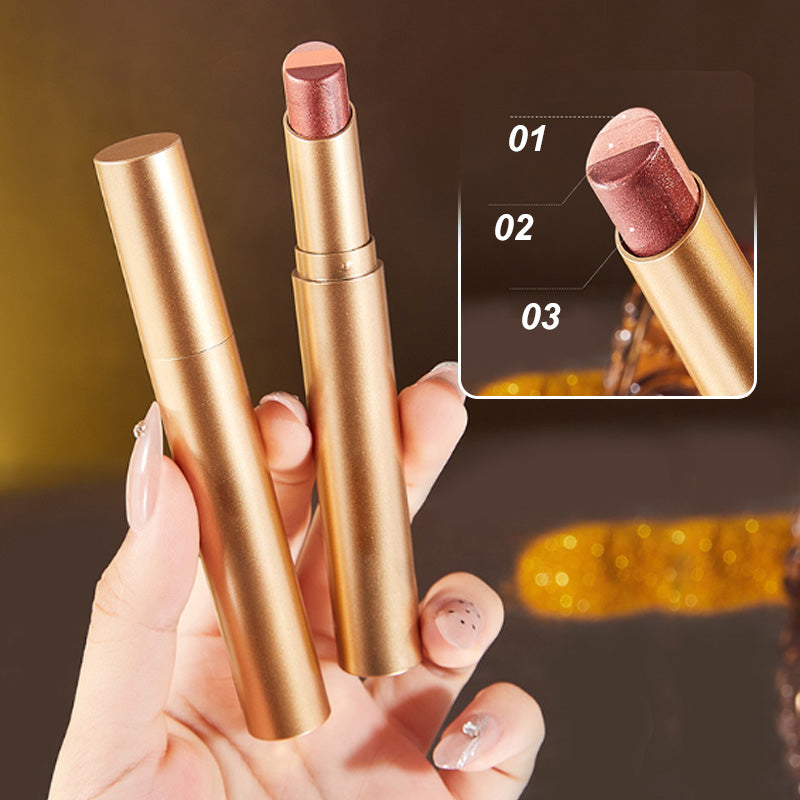 💄✨3 Farben in einem Stift – Kreiere mühelos vielfältige Augenblicks-Looks!🎨🌟Professionelle Qualität, langanhaltend & vegan