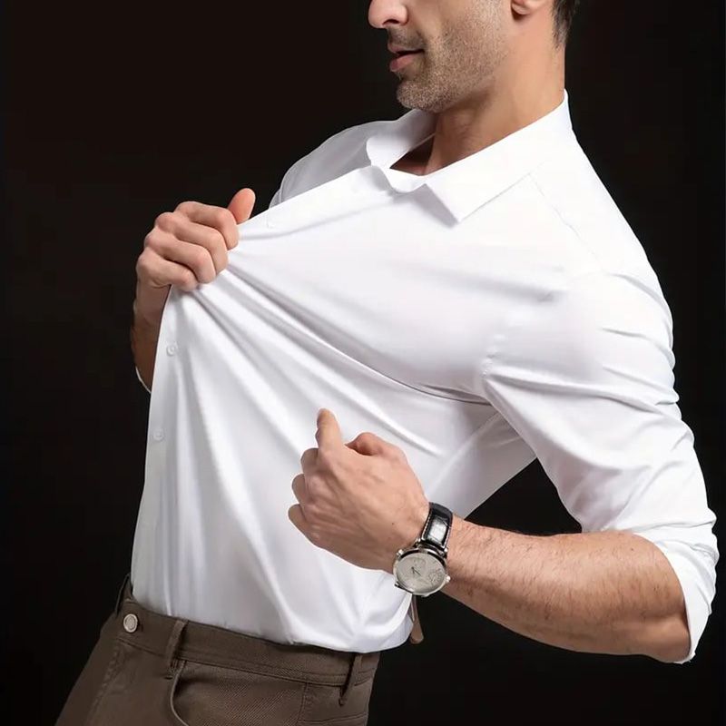 👔Bügelfreies Businesshemd mit hohem Stretchanteil für Herren✨Kaufen Sie 2 und erhalten Sie kostenlosen Versand
