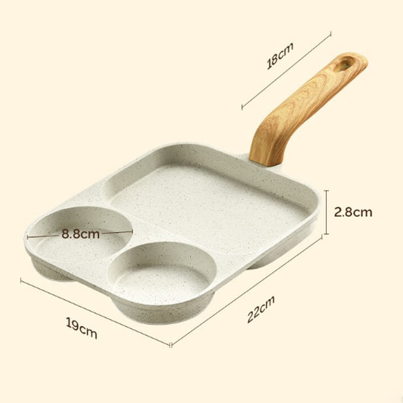 🍳 50 % RABATT ⏰ 3‑in‑1‑Pfanne mit Antihaftbeschichtung, vielseitig nutzbar, leicht zu reinigen für den Alltag ✨