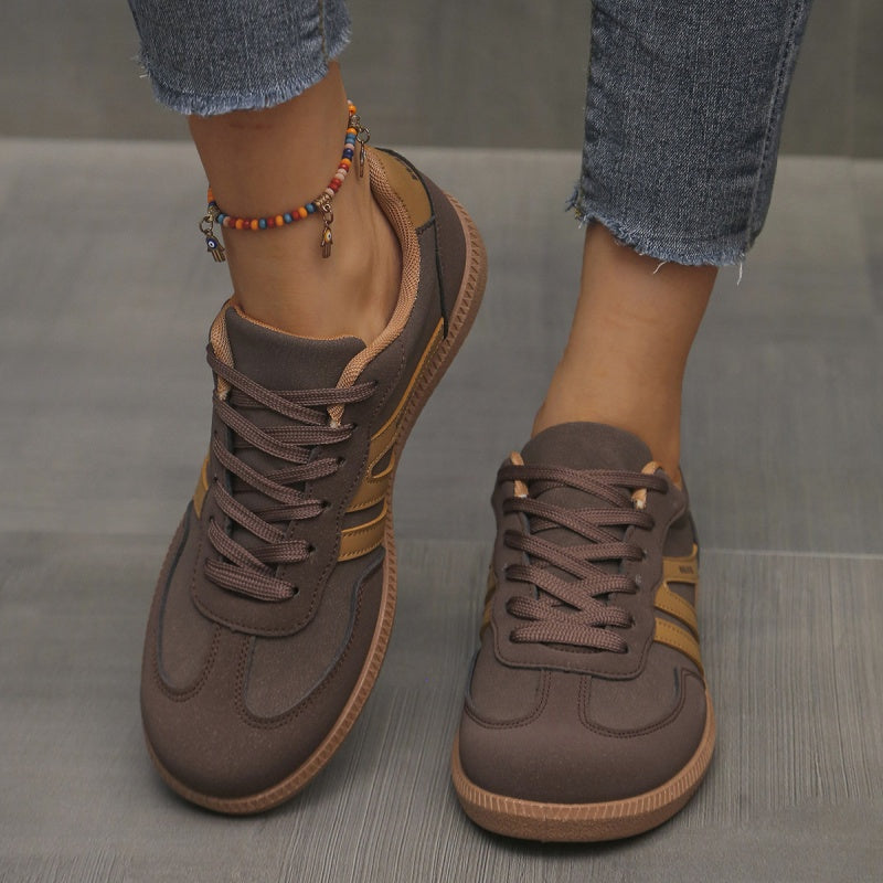 Damen Stylische Runde Zehen Rutschfeste Freizeitschuhe