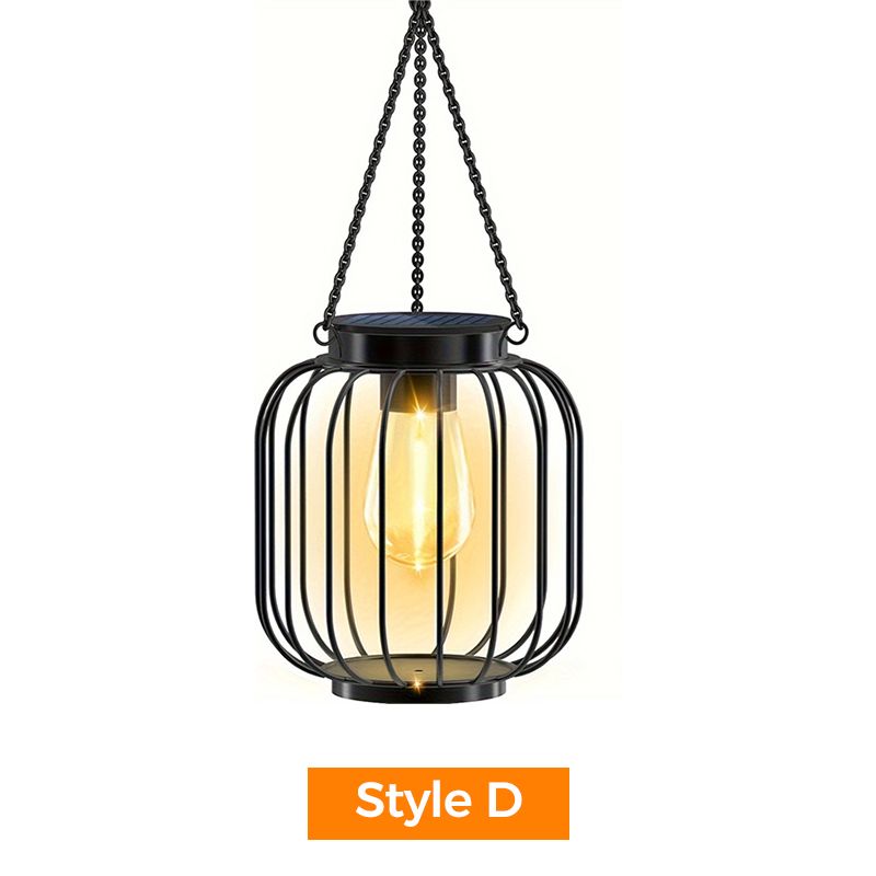 Solar Hängelampe Retro Metall - IP65 Wasserdicht für Garten & Terrasse