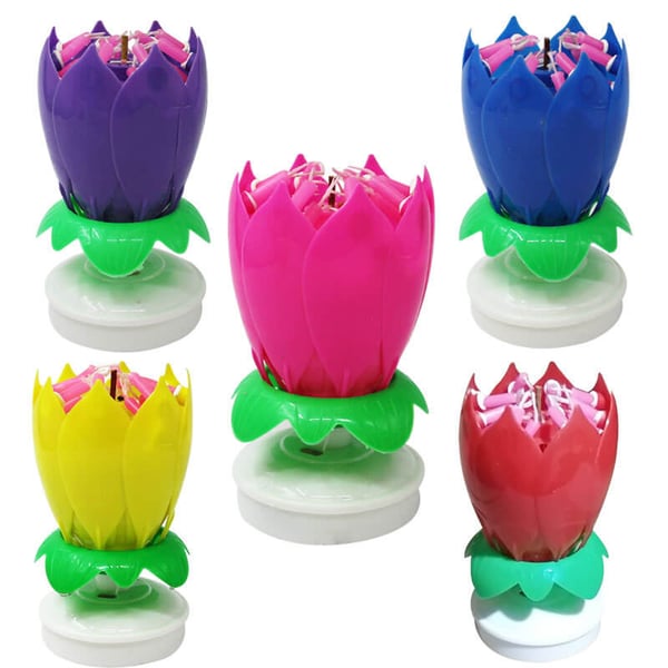 🔥HEISSER ANGEBOT 50 % RABATT🎂Geburtstagskerze „Magic Flower“