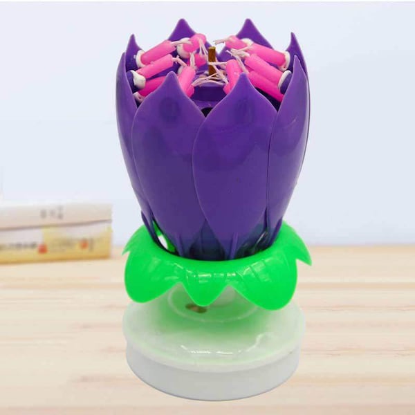 🔥HEISSER ANGEBOT 50 % RABATT🎂Geburtstagskerze „Magic Flower“