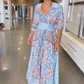 ⏳Begrenzte Zeit 50% Rabatt💥Elegantes langes Blumenkleid für Damen🌸