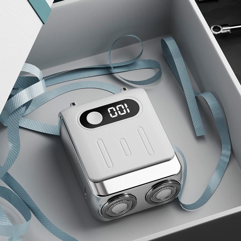 🔥Bestseller-Neuheit❤️‍🔥 Tragbarer elektrischer Mini-Rotationsrasierer für Männer💥💥Befristetes Angebot: 50% Rabatt auf Bestellungen
