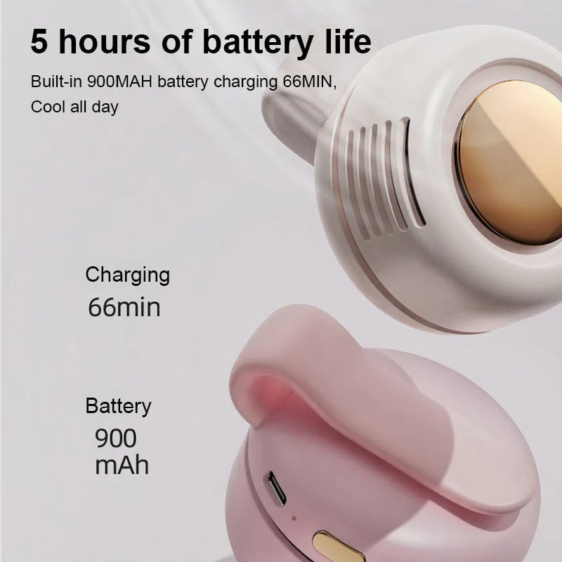 ❄️50% OFF!💨Um 360° drehbarer, tragbarer Mini-Clip-Ventilator