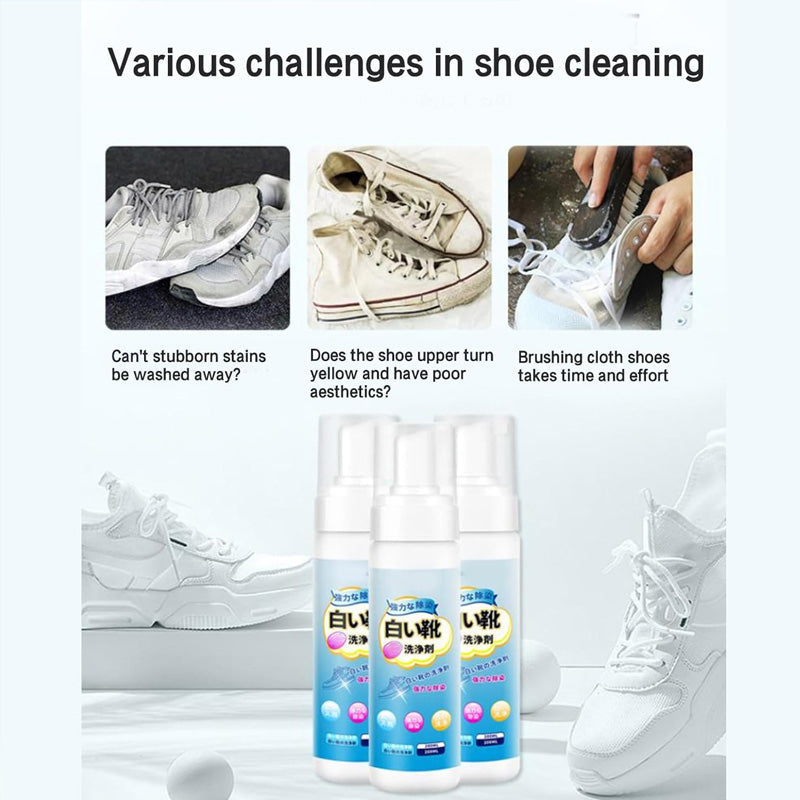 🔥Universeller tragbarer Schaumreiniger für Schuhe ohne Nachspülen