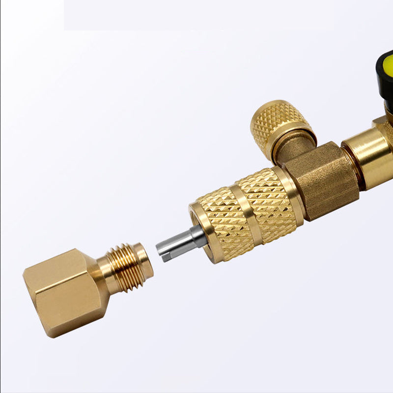 🔧 50% RABATT! ❄️ AC-Ventileinsatz-Ausbauwerkzeug – SAE 1/4" & 5/16", 10 Ersatzeinsätze, Massives Messing & Ideal Für Klimaanlagen-Reparaturen 🛠️