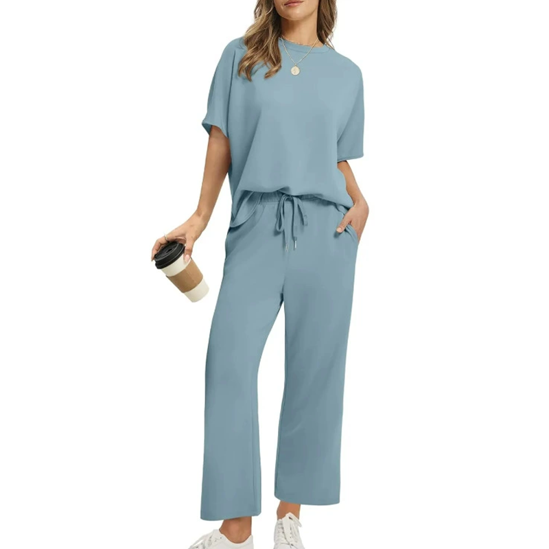 🔥50% RABATT! Damen Set: Weiches Oberteil + weite Hose – Lässig, komfortabel & vielseitig