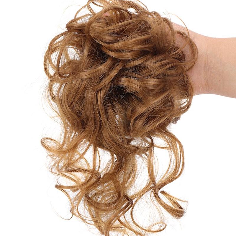 💗LETZTER TAG – KAUF 1, BEKOMME 1 GRATIS + KOSTLOSES GESCHENK!!💗Messy Locken Dutt Scrunchie Haarverlängerungen