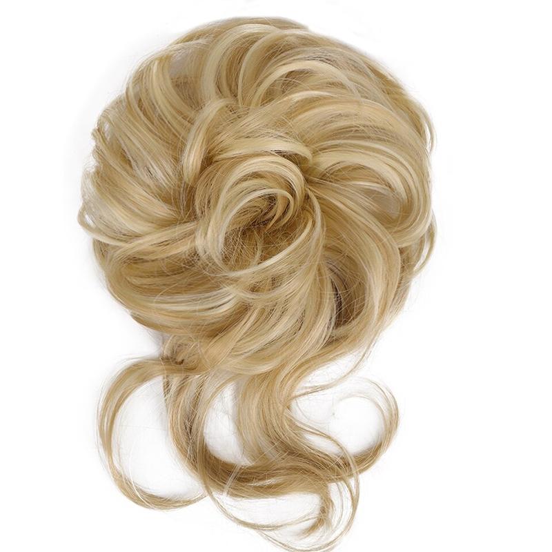 💗LETZTER TAG – KAUF 1, BEKOMME 1 GRATIS + KOSTLOSES GESCHENK!!💗Messy Locken Dutt Scrunchie Haarverlängerungen