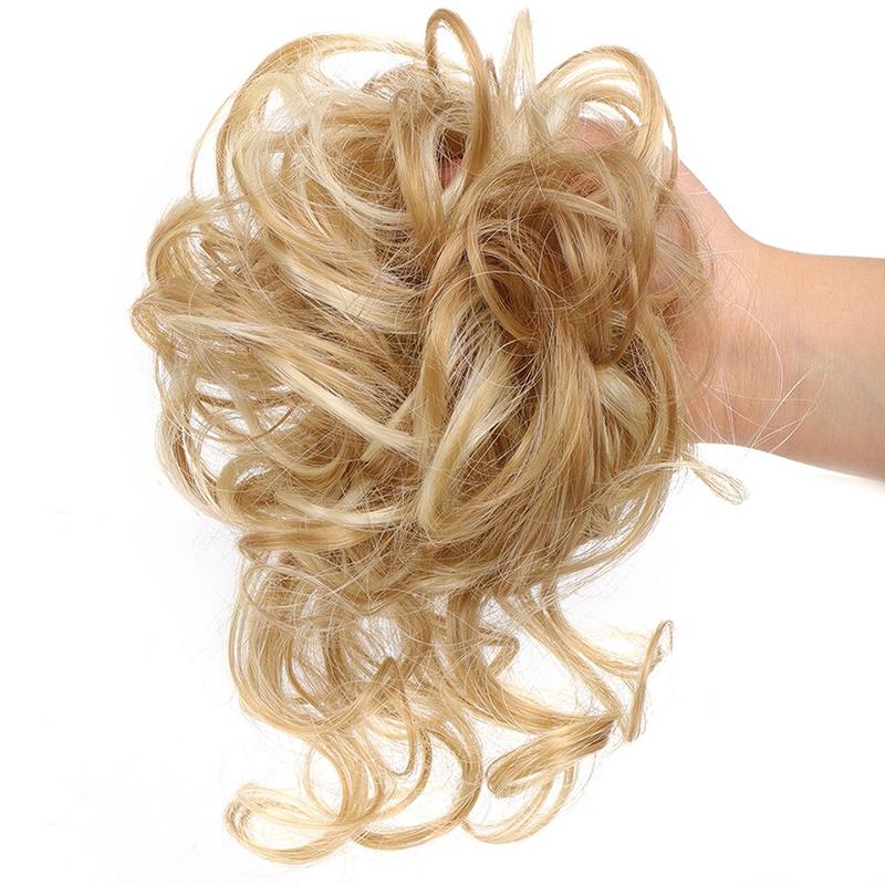 💗LETZTER TAG – KAUF 1, BEKOMME 1 GRATIS + KOSTLOSES GESCHENK!!💗Messy Locken Dutt Scrunchie Haarverlängerungen