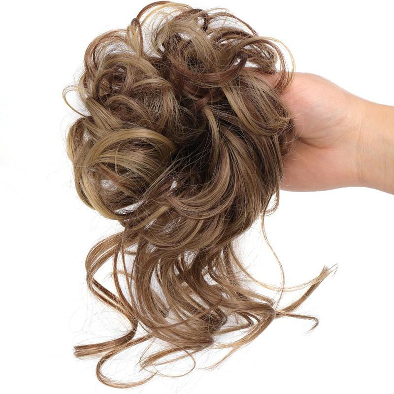 💗LETZTER TAG – KAUF 1, BEKOMME 1 GRATIS + KOSTLOSES GESCHENK!!💗Messy Locken Dutt Scrunchie Haarverlängerungen