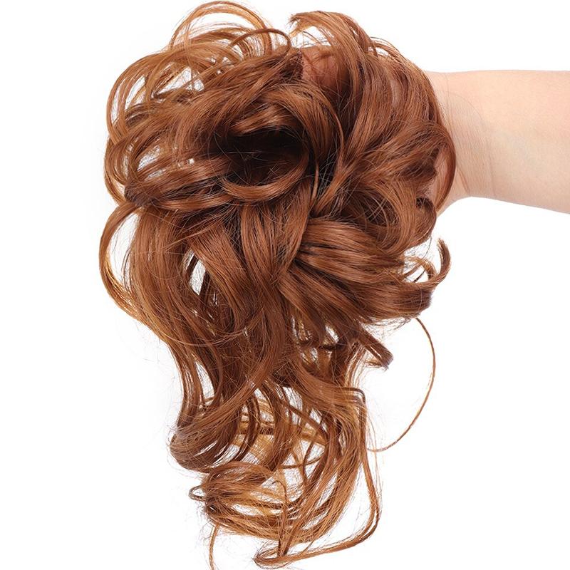 💗LETZTER TAG – KAUF 1, BEKOMME 1 GRATIS + KOSTLOSES GESCHENK!!💗Messy Locken Dutt Scrunchie Haarverlängerungen