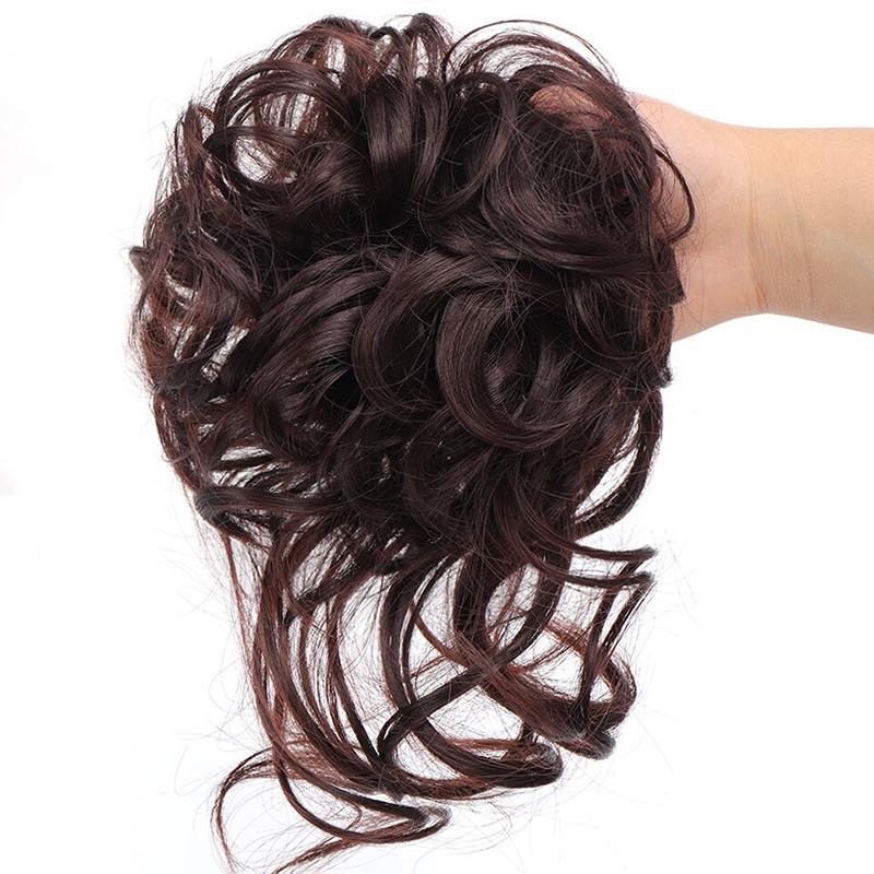 💗LETZTER TAG – KAUF 1, BEKOMME 1 GRATIS + KOSTLOSES GESCHENK!!💗Messy Locken Dutt Scrunchie Haarverlängerungen