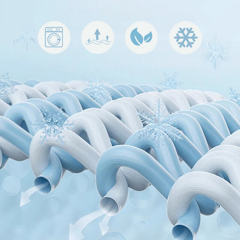 🔥 50% RABATT❄️ Kühlende Sommerbettwäsche im 3-teiligen Spannbettlaken-Set – mit Noppenstruktur für sanfte Massagewirkung & atmungsaktiver Kühlfaser, waschbar & komfortabel 🛏️