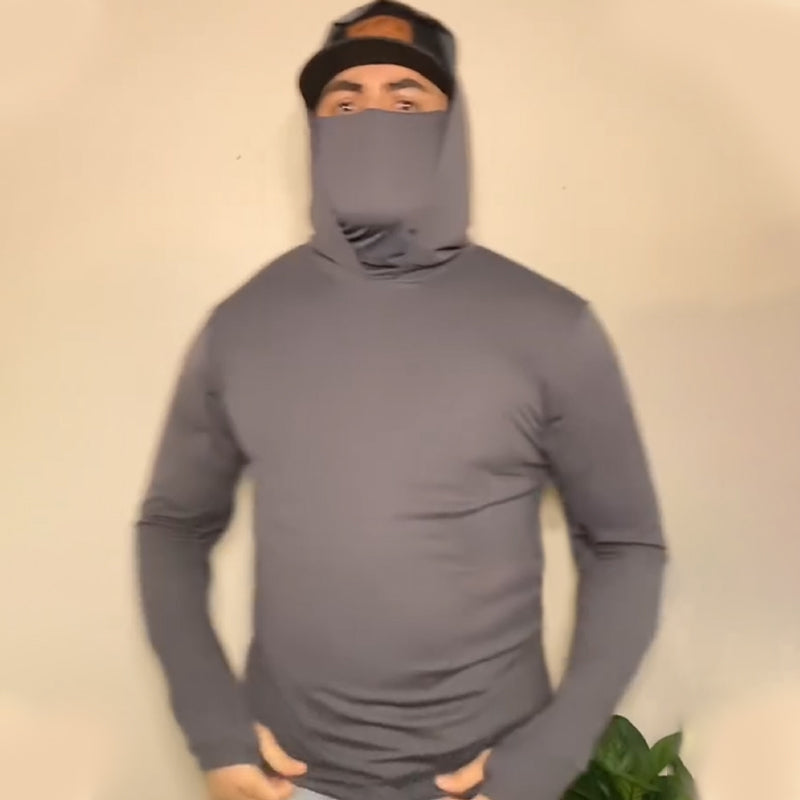 ✨Leichter, schnelltrocknender UV-Schutz-Hoodie für Herren-Von heiß zu kühl