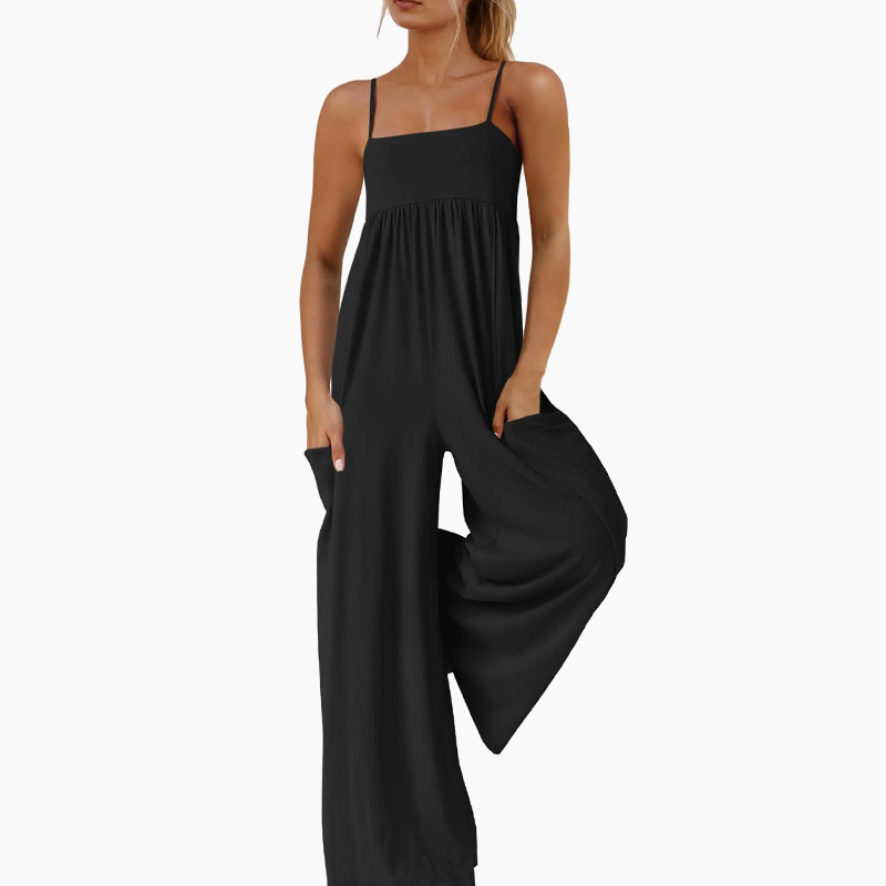 👗☁️ Lässiger Strand-Overall mit Riemchen & weitem Bein – 50% RABATT! Leicht, luftig, perfekt für warme Tage & Urlaub. 🔥🌊