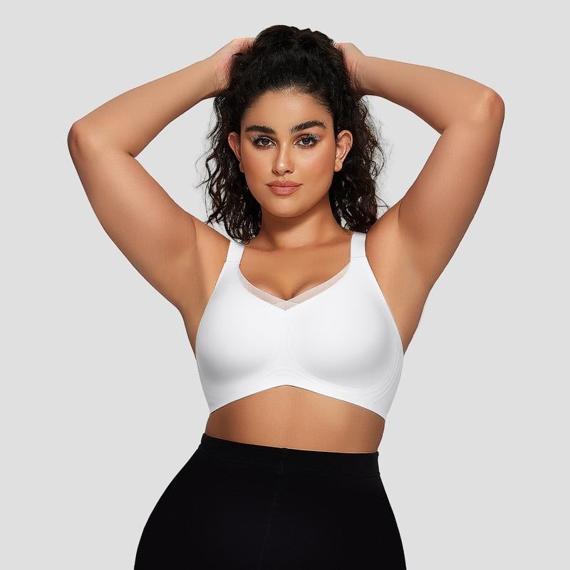 💃Was soll ich morgen tragen?💓Bügelloser nahtloser Push-Up-BH aus Mesh mit V-Ausschnitt für Damen