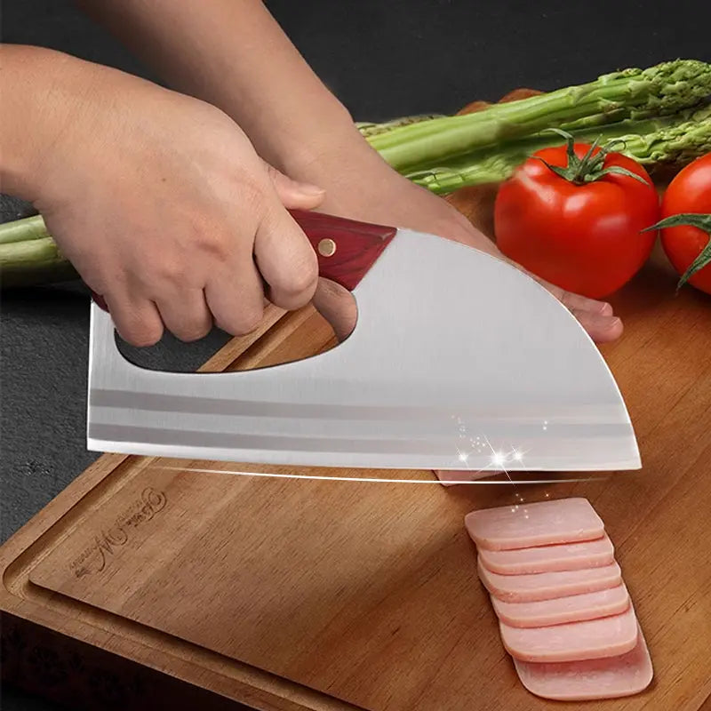 ⏳Begrenzte Zeit 50% Rabatt💥🔪Professionelles Küchenmesser mit kraftsparendem Design – Ultra-scharfe 5Cr15Mov Edelstahlklinge, ergonomischer Anti-Rutsch-Griff, leicht & vielseitig für Gemüse, Fleisch & mehr