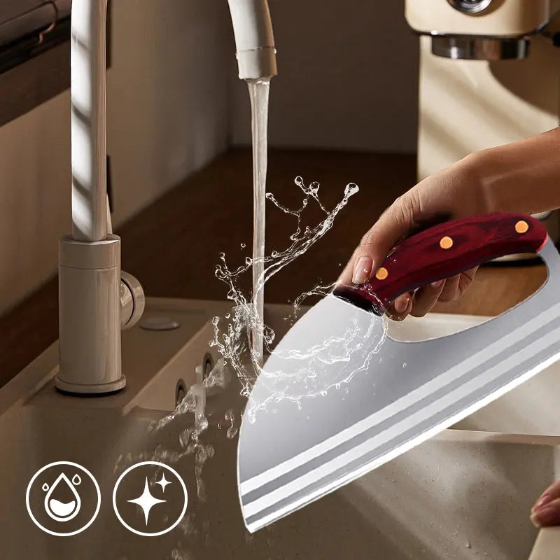 ⏳Begrenzte Zeit 50% Rabatt💥🔪Professionelles Küchenmesser mit kraftsparendem Design – Ultra-scharfe 5Cr15Mov Edelstahlklinge, ergonomischer Anti-Rutsch-Griff, leicht & vielseitig für Gemüse, Fleisch & mehr