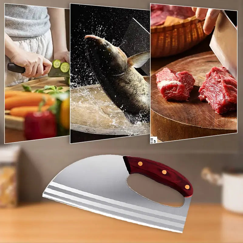 ⏳Begrenzte Zeit 50% Rabatt💥🔪Professionelles Küchenmesser mit kraftsparendem Design – Ultra-scharfe 5Cr15Mov Edelstahlklinge, ergonomischer Anti-Rutsch-Griff, leicht & vielseitig für Gemüse, Fleisch & mehr
