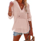 👗 50% RABATT! ⏰ Übergroßes Strandkleid mit Kapuze – Langärmlig, V-Ausschnitt & Tasche – Leicht, luftig & perfekt für den Sommer – ideal für Strand, Reisen oder entspannte Tage ☀️🌊✨