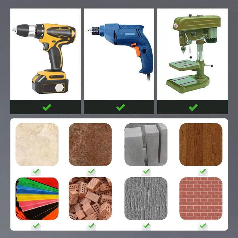🔧 Präziser Gewindebohrer aus Schnellarbeitsstahl für Holz, Metall & Kunststoff | Einfache Handhabung mit Handbohrmaschine | Langlebig & Vielseitig
