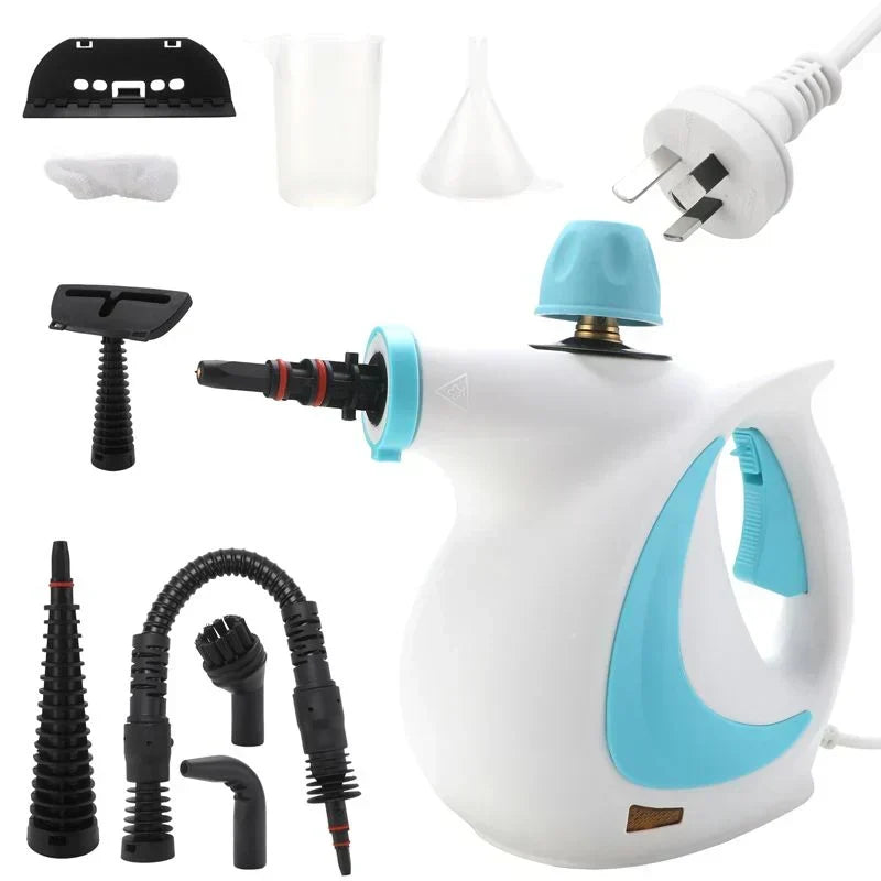 💎 50% RABATT! 💎 Hand-Multiflächen-Dampfreiniger mit Druckboost – 12-teiliges Set, Chemiefrei & 99,9 % Keimabtötung