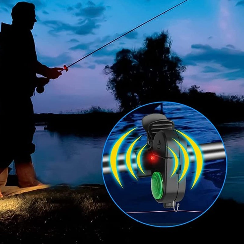 🎣 KAUFE 2, ERHALTE 1 GRATIS! 🔔 Fischalarm mit Licht & Ton – Hochempfindlicher Bissanzeiger für Ausleger- & Grundruten – Mit praktischer Klemme für zuverlässigen Halt – ideal für Tag- & Nachtangeln 🌙✨