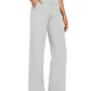 💖LAST-DAY-AKTION – 50 % RABATT 💖 Lässige Yoga-Hose mit weitem Bein für Damen mit hoher Taille und Stretch