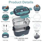 🍱 50% RABATT! 🔥 Tragbare Heiz-Lunchbox mit Edelstahl-Einsatz – Trockene Erwärmung, 12V/220V & doppelte Spannung – Ideal für Auto, Büro & Reisen ⚡