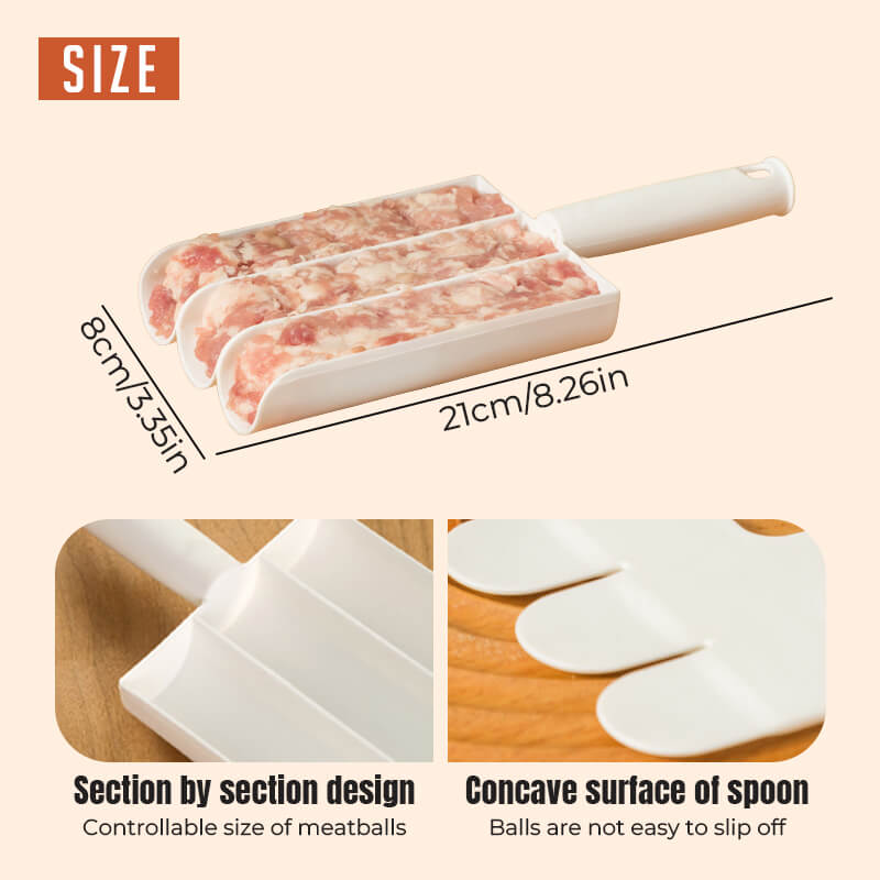 ✅50 % Rabatt🔥Creative Kitchen Dreifach-Fleischbällchen-Maker