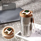 ☕ Kaffeebecher mit LED-Temperaturanzeige – digitaler Thermo-Becher mit Display, wiederaufladbar, ideal für Büro, Zuhause & unterwegs