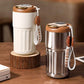 ☕ Kaffeebecher mit LED-Temperaturanzeige – digitaler Thermo-Becher mit Display, wiederaufladbar, ideal für Büro, Zuhause & unterwegs