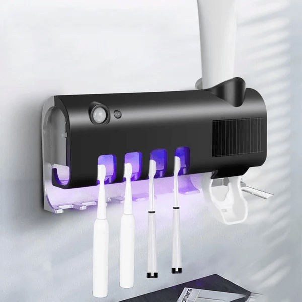 🎁50% RABATT 💥Intelligenter Zahnbuersten-Halter mit UV-Sterilisation