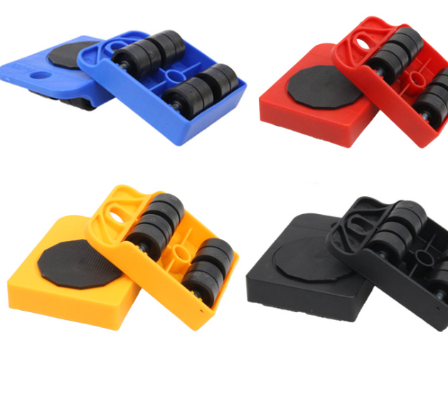 🛋️ 50 % RABATT JETZT! 🔄 Möbelheber & Umzugswerkzeug-Set, 4er-Pack – 360° Gleitscheiben & ergonomisches Heben ohne Rückenbelastung 💪
