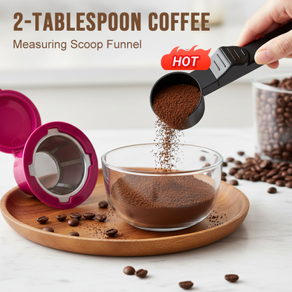 🔥Black-Friday-Mega-Angebot – 50 % Rabatt!🔥Kaffeemesslöffel mit Trichter
