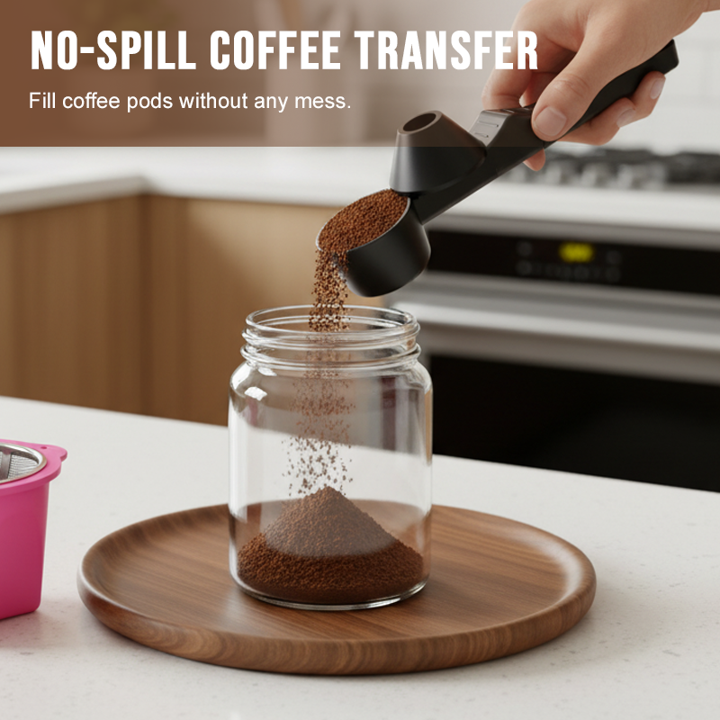 🔥Black-Friday-Mega-Angebot – 50 % Rabatt!🔥Kaffeemesslöffel mit Trichter