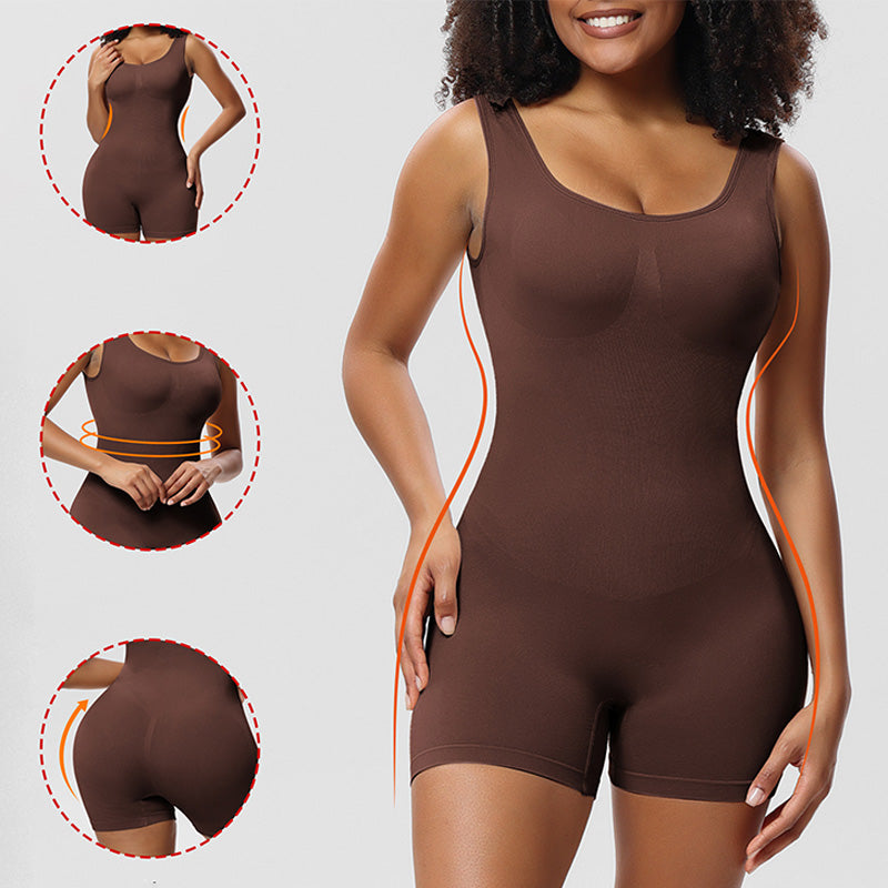 ⏳ LIMITIERTES ANGEBOT: 50% RABATT 💥 Formende Einteiler-Shapewear mit Bauchstraffung & Hüftlifting – völlig nahtlos!