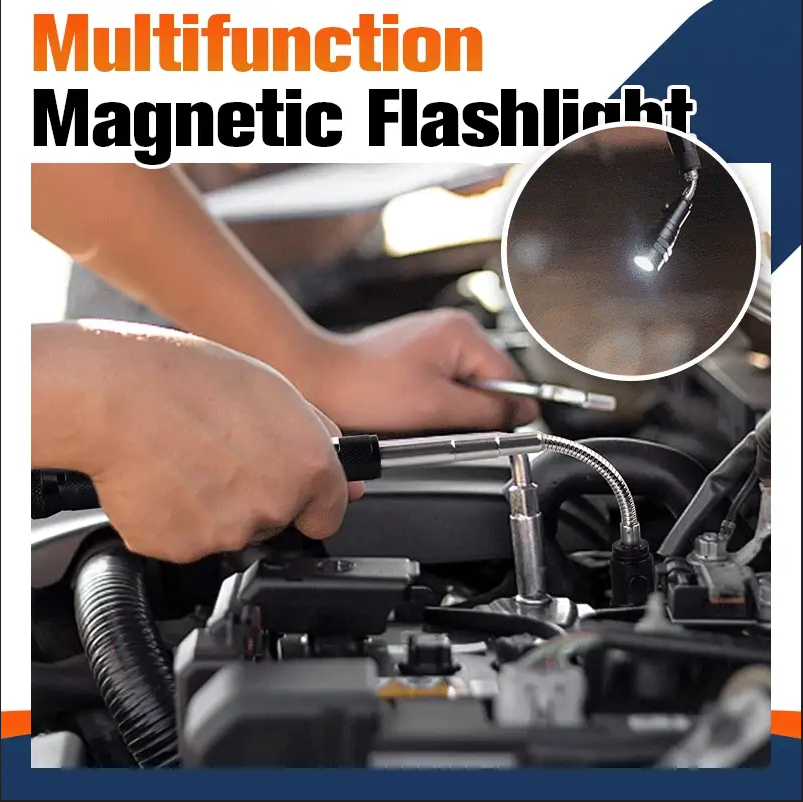 🔦 50 % Rabatt! 🎉Multifunktionale Magnet-Teleskop-Taschenlampe
