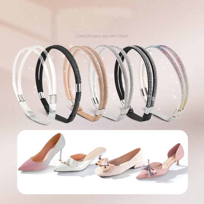 50 % Rabatt!🎉Strass-Befestigungsriemen für High Heels