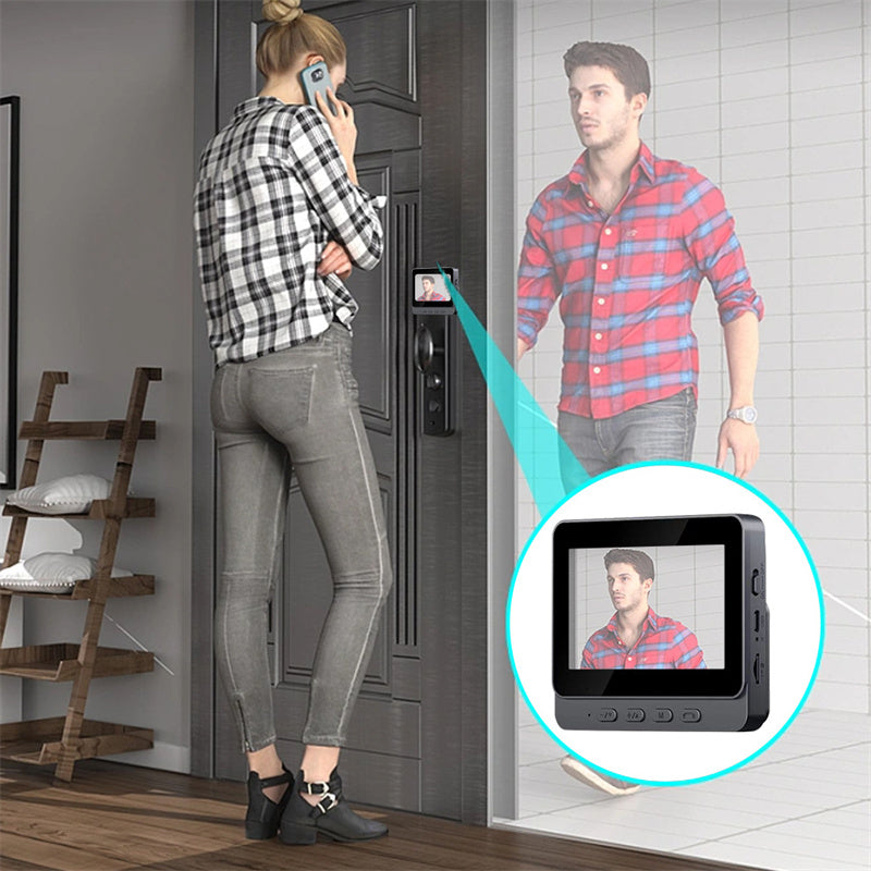🔔 50% RABATT! 📹 4,3" Smart Video-Türklingel – Kabellos, Gegensprechanlage, Aufzeichnung & Bohrfrei 🏠
