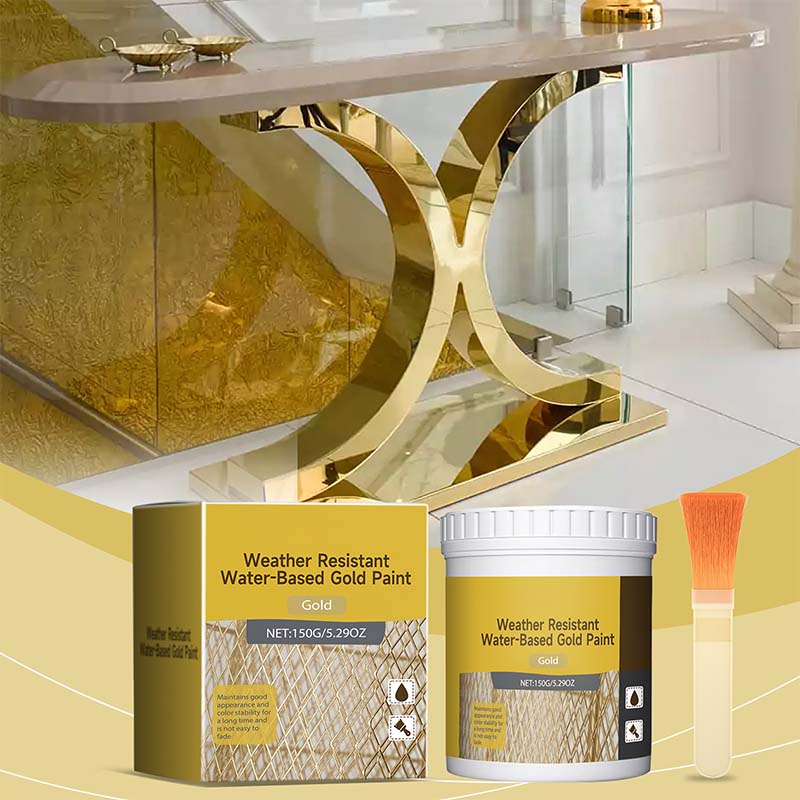 🎨 50% RABATT | Die Profi-Goldfarbe für innen & außen! ✨ Wasserbasiert, wetterbeständig & deckend. Für Möbel, Kunst, Metall – bleibt jahrelang makellos🖌️