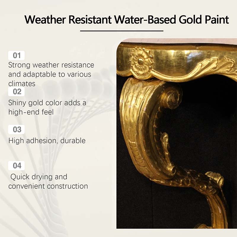🎨 50% RABATT | Die Profi-Goldfarbe für innen & außen! ✨ Wasserbasiert, wetterbeständig & deckend. Für Möbel, Kunst, Metall – bleibt jahrelang makellos🖌️