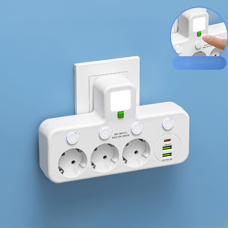🔌 50 % RABATT! ⚡ Intelligente Steckdosenleiste mit USB – Überlastschutz, USB-C-Ladefunktion & Kindersicherung 🔒