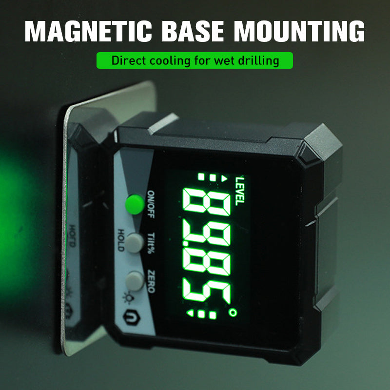 📐 50% RABATT 🧲 IP54 wasserdichter digitaler Winkelmesser, präzise mit Magnetbasis 🛠️