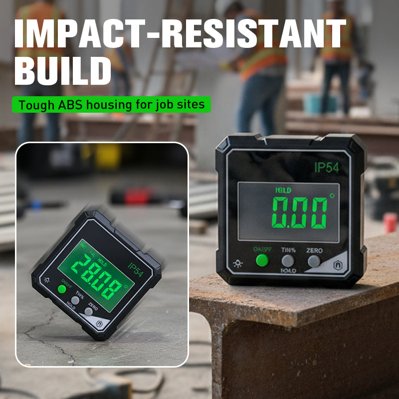 📐 50% RABATT 🧲 IP54 wasserdichter digitaler Winkelmesser, präzise mit Magnetbasis 🛠️