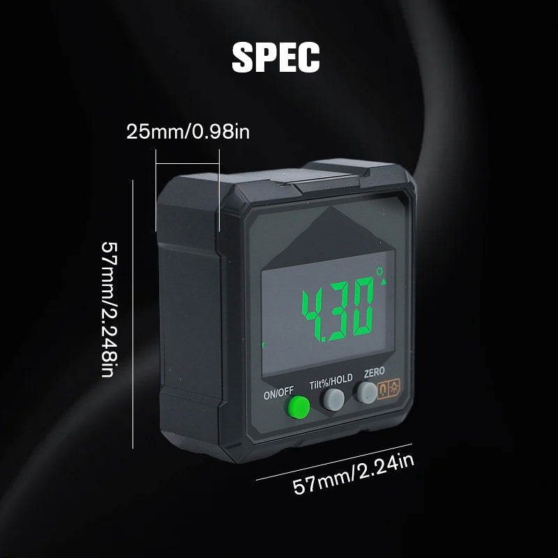 📐 50% RABATT 🧲 IP54 wasserdichter digitaler Winkelmesser, präzise mit Magnetbasis 🛠️