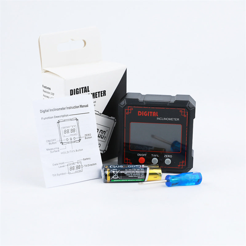 📐 50% RABATT 🧲 IP54 wasserdichter digitaler Winkelmesser, präzise mit Magnetbasis 🛠️
